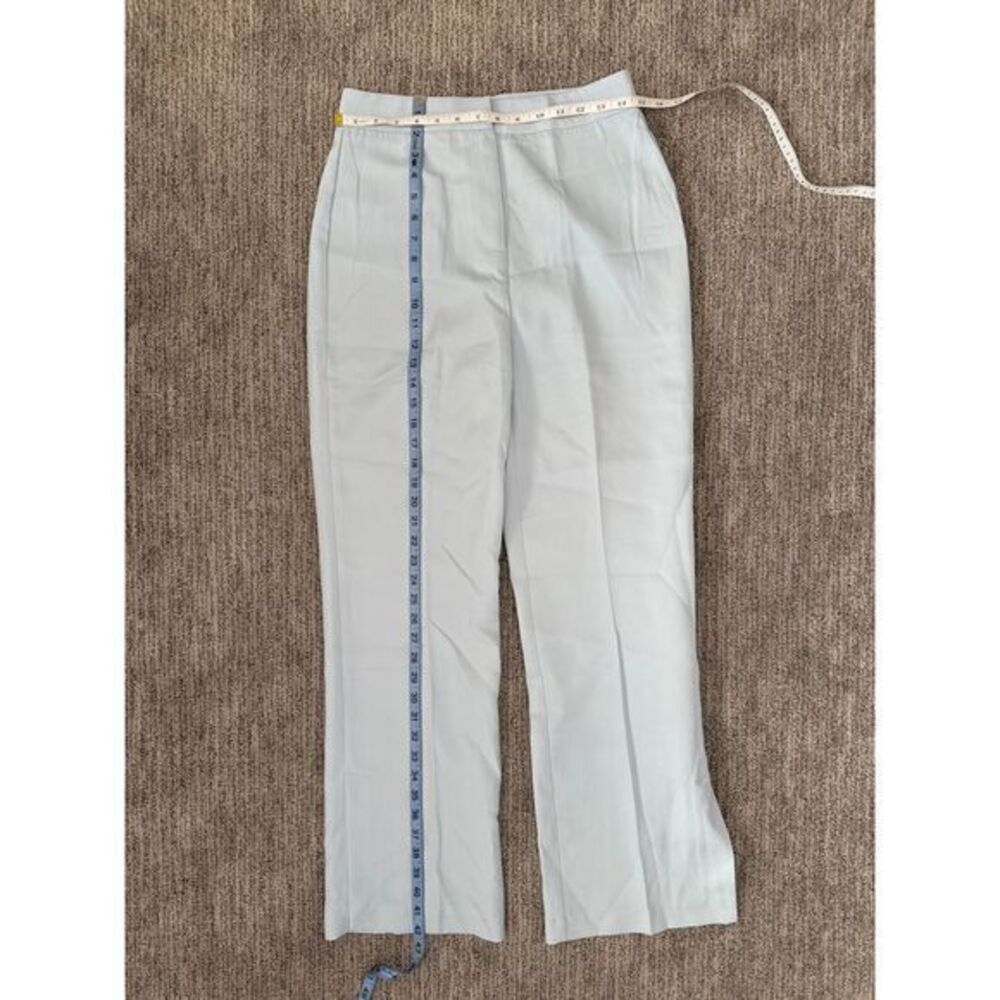 Commense Elegant Light Blue Strapless Corset Top and Wide-Leg Pants Set M - Picture 11 of 11